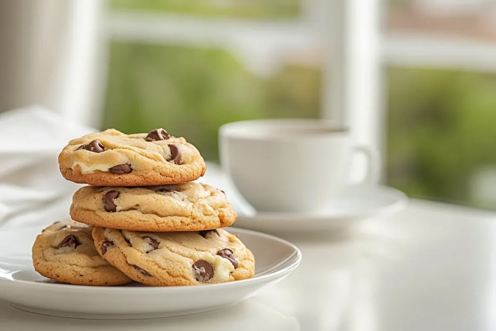 Cheesecake Stuffed Chocolate Chip Cookies Delight