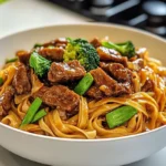 Sticky Beef Noodles