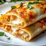 Cheesy Air Fryer Chicken Parmesan Wraps