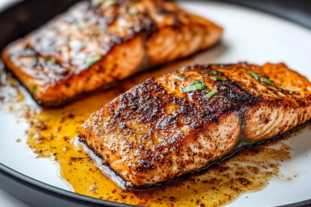 Cajun Honey Butter Grilled Salmon