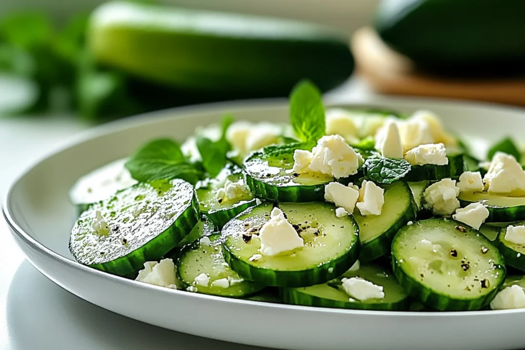 Cucumber Feta Salad 2025 – A Refreshing Greek Summer Delight 2 Cucumber Feta Salad