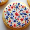 Fireworks Sugar Cookie Cake