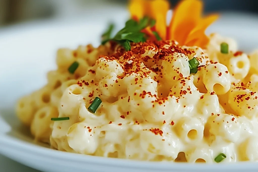 Deviled Egg Macaroni Salad