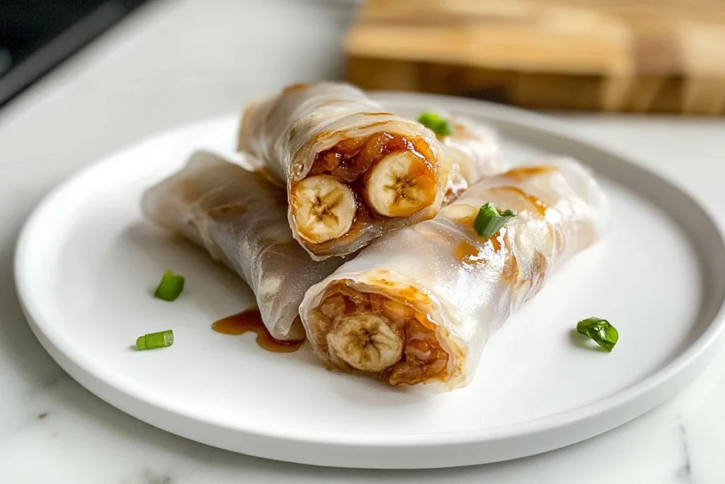 10 Irresistible Caramelized Banana Crispy Rice Paper Rolls 2 Caramelized Banana Crispy Rice Paper Rolls