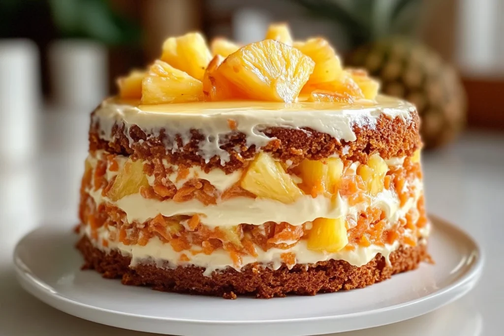 Delicious 1-Bowl Hawaiian Carrot Pineapple Cake Recipe 2 Hawaiian Carrot Pineapple Cake